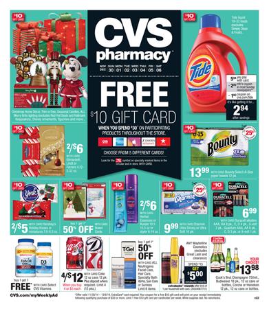 CVS Christmas Ads and Pharmacy Deals 2014