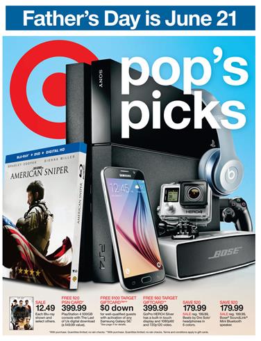 Target Weekly Ad Jun 14 - Jun 20 Electronics 2015 (Fathers Day)