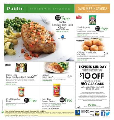 Publix Weekly Ad July 8 - July 14 2015