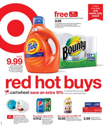 Target Ad Red Hot Buys Jul 12 - Jul 18 2015