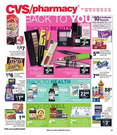 CVS Weekly Ad Preview Aug 9 - Aug 15 2015