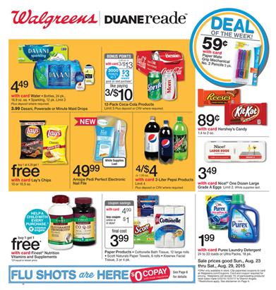 Walgreens Weekly Ad Aug 23 - Aug 29 2015