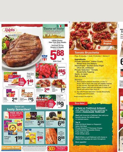 Ralphs Weekly Ad Products Sep 30 - Oct 6 2015