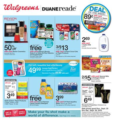 Walgreens Weekly Ad Preview Sep 20 - Sep 26 2015