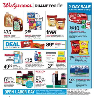 Walgreens Weekly Ad Sale Sep 6 2015
