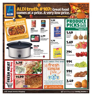ALDI Weekly Ad October 4 2015