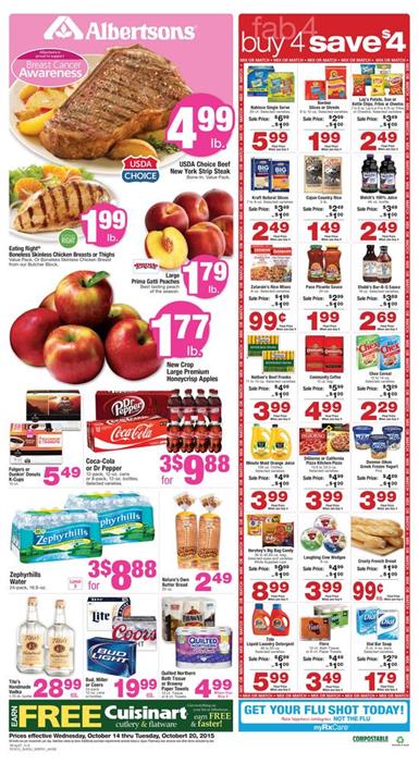 Albertsons Weekly Ad Products Oct 14 - Oct 20 2015