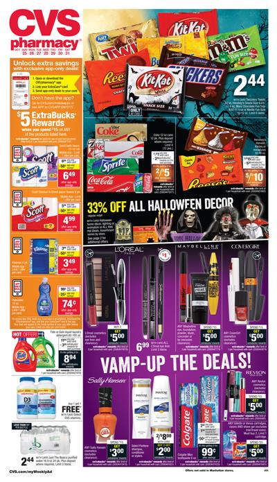 CVS Ad Halloween Oct 25 - Oct 31 2015