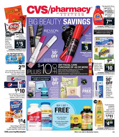 CVS Weekly Ad Products Oct 4 2015