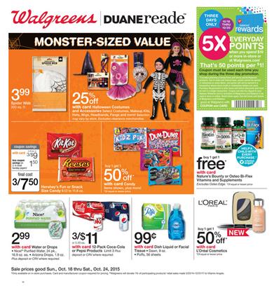 Walgreeens Weekly Ad Halloween Oct 18 2015