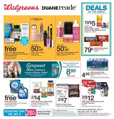 Walgreens Weekly Ad Products Oct 4 2015