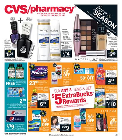 CVS Ad Pharmacy Offers Nov 7 2015