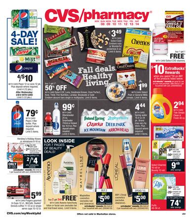 CVS Weekly Ad Products November 8 2015