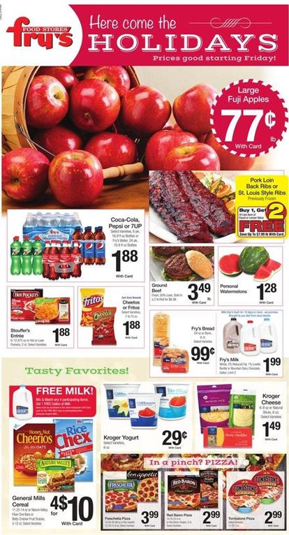 Fry's Holiday Weekly Ad Offers Nov 27 2015