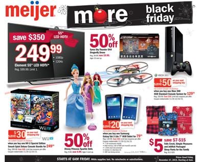 Meijer Black Friday Sale November 27 2015