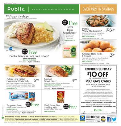 Publix Deals From Previous Ad Nov 18