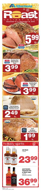 Albertsons Weekly Ad Holiday Products 2015