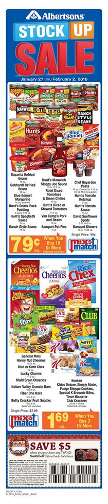 Albertsons Weekly Ad Jan 30 Products