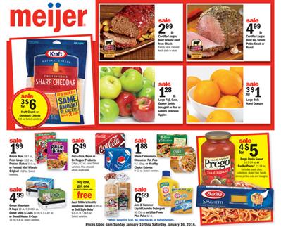 Browse Meijer Ad Preview Jan 11 2016