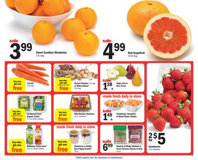 Fresh Fruits Meijer Prices Jan 12