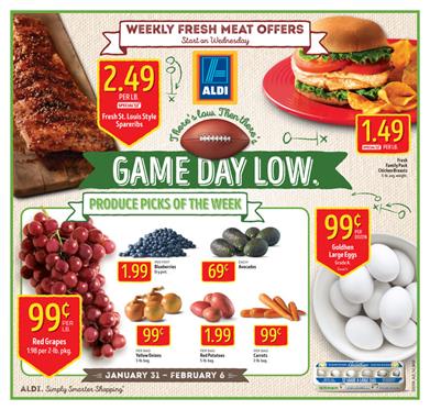 ALDI Special Buys Ad Game Day Snacks