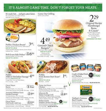 Publix Ad Latest Offers Football Food