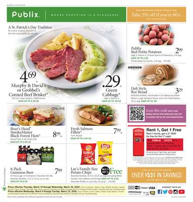 Publix Weekly Ad 12 Mar 2016