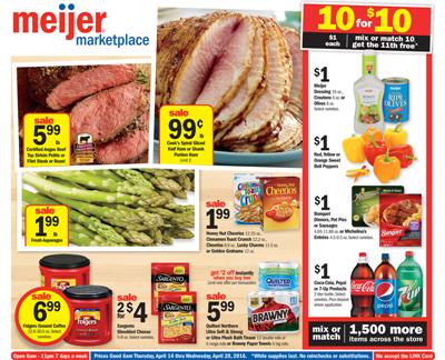 Meijer Weekly Ad Sale Apr 19 2016