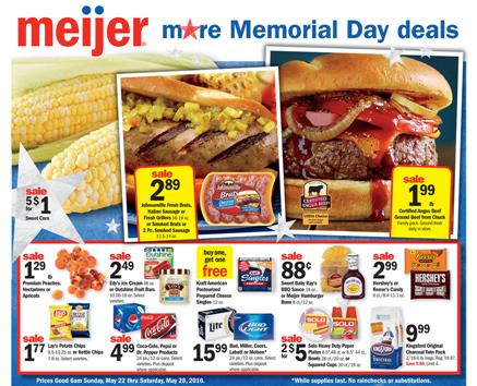 Meijer Weekly Ad May 22 - May 28 2016