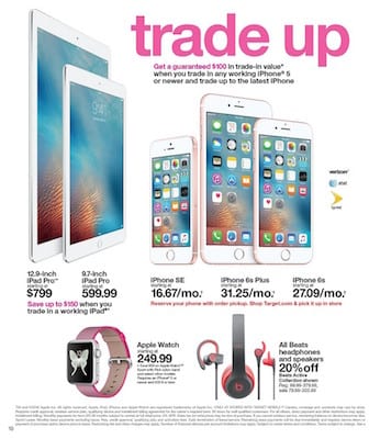 Target Weekly Ad iPad Pro Prices May 2016