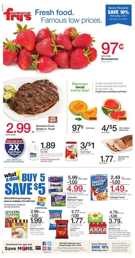 Fry's Weekly Ad June 1 - 7 2016