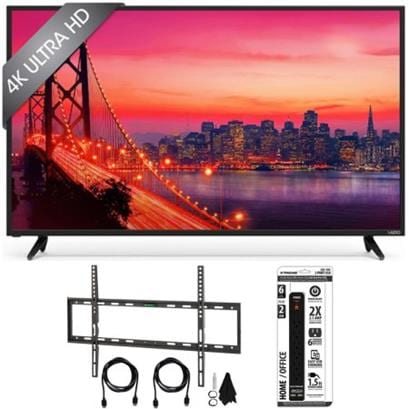 Vizio E70U-D3 70 4K SmartCast Ultra HD TV Home Theater w Flat Mount Bundle