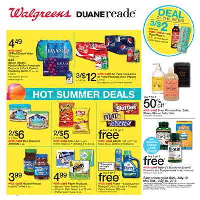 Walgreens Weekly Ad Jul 10 - 16 2016 Overview