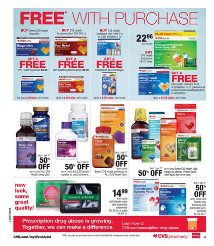 CVS Weekly Ad Aug 14 - Aug 20 2016 Pharmacy Deals