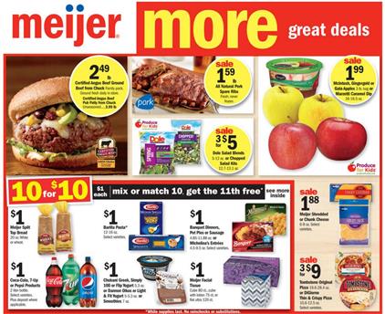 Meijer Weekly Ad September 18 - 24 2016