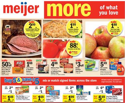 Meijer Weekly Ad September 25 - October 1 2016