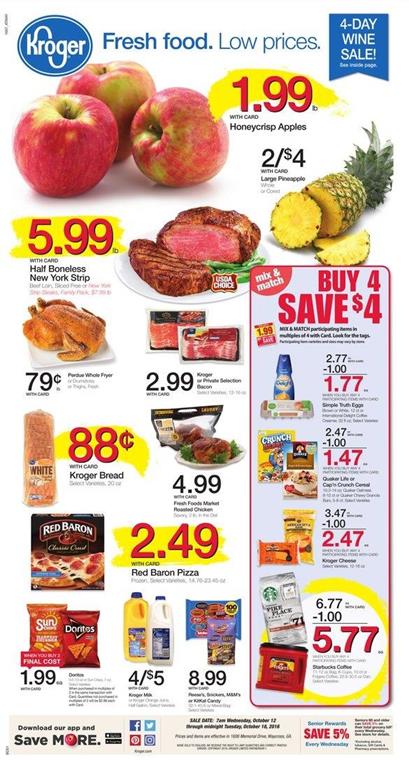 Kroger Weekly Ad Oct 12 - 18 2016