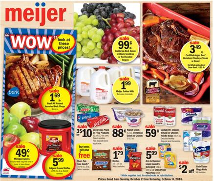 Meijer Weekly Ad Oct 2 - 8 2016