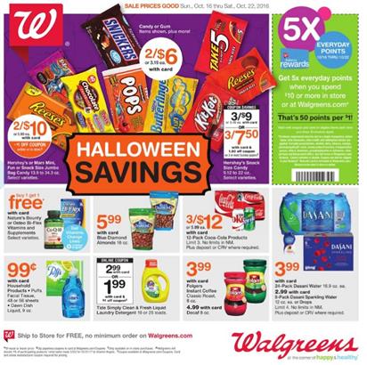 Walgreens Ad Oct 16 - 22 2016
