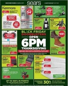 Sears Black Friday Ad 2016