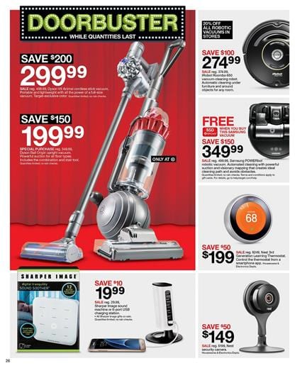 Target Black Friday Ad 2016 Home Appliances