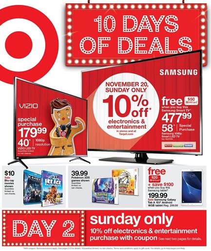 Target Weekly Ad Nov 20 2016 Deals