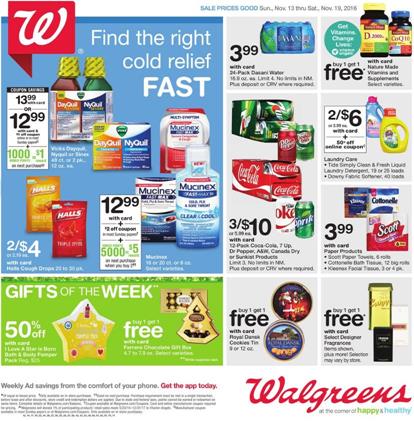 Walgreens Weekly Ad Nov 13 - 19 2016