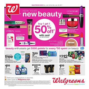 Walgreens Weekly Ad Beauty Deals Jan 22 - 28 2017