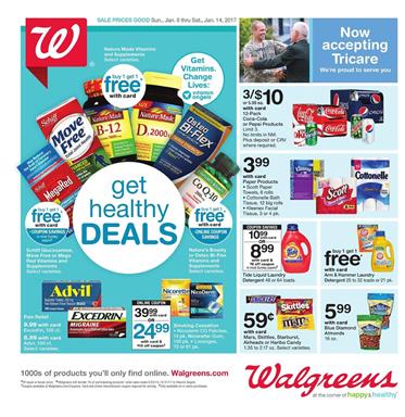 Walgreens Weekly Ad Pharmacy January 8 - 14 2017