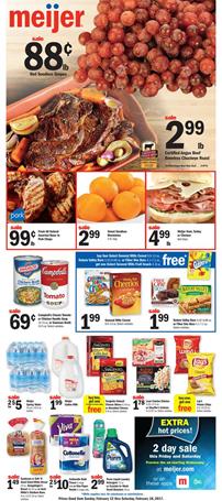 Food Deals Meijer Weekly Ad Feb 12 18 2017