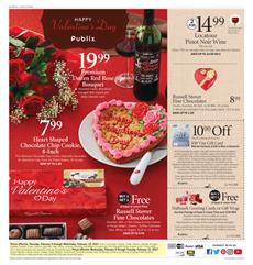 Publix Weekly Ad Valentine's Day Feb 8 - 14 2017