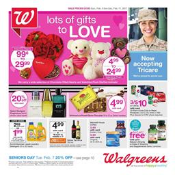 Walgreens Weekly Ad Valentine's Day Feb 5 - 11 2017