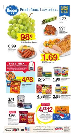 Kroger Weekly Ad Deals March 1 - 7 2017