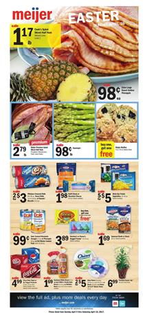 Meijer Weekly Ad Grocery Deals Easter Apr 9 - 15 2017